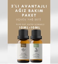 Ağız Bakım 2'li Avantajlı Paketi Karanfil Ve Nane Uçucu Yağı, %100 Saf Aromaterapi Yağları 20 ml