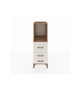 Kronos Dolap Tek Raflı 3 Çekmeceli 44x59x134 Çam-Aytaşı