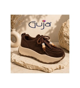 Guja 26K335 Kahve Süet Kadın Sneaker