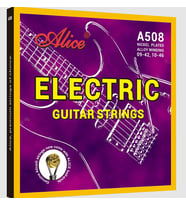 Alice A508-L Elektro Gitar Tel Seti - 10-46 Light (Eğitim - Manyetik Tepki)  Pürüzsüz Yüzey, Gelişmiş Manyetik Tepki, Uzun Süreli Akort Kararlılığı  Ölçü: .010 - .046 (6'lı Tam Takım Set)