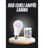 Northcity RGB Led Lamba Kumandalı Renk Değiştirebilen 10W 2000 Lümen - Ambiyans Aydınlatma