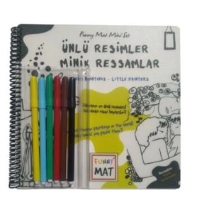 Funny Mat Ünlü Resimler Minik Ressamlar Kalemli Mini Set