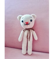 Amigurumi Minik Beyaz Kedi