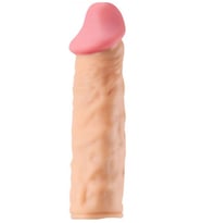 Penextender Big Head 50mm Dolgulu Penis Kılıfı