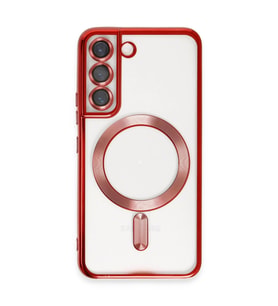 Samsung Galaxy S22 Kılıf Kross Magneticsafe Kapak - Kırmızı
