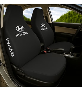 Hyundai Uyumlu Ön Arka Koltuk Kılıfı Takımı – Penye Oto Servis Koruma Seti (Siyah)