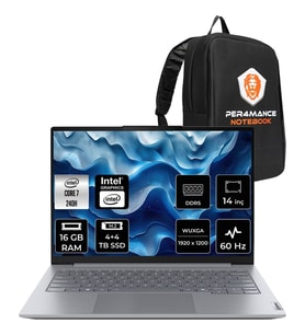 Lenovo Thinkbook 14 Gen 8 Core 7 240H Notebook 16GB RAM 4TB SSD 14" FHD+ FreeDOS + Per4 Çanta 21SG008LTXP312