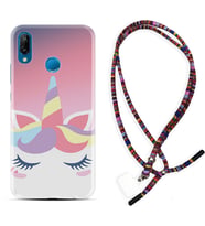 Huawei P20 Lite Mate 10 20 Lite Pro P40 Lite KılıfBoyun Asklı Rasta Silikon Sweety Unicorn 1737