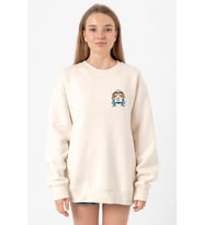 Dragon Ball Z Anime Master Roshi Free Hugs Ekru Kadın 2ip Sweatshirt