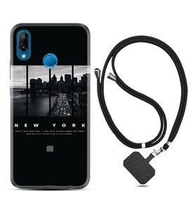 Huawei P20 Lite Mate 10 20 Lite Pro P40 Lite KılıfBoyun Askılı Silikon New York 1612