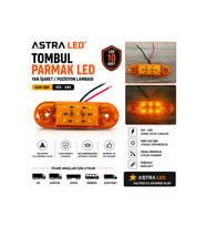 Tombul Parmak LED Sarı 12V-24V Yan İşaret Pozisyon Lambası