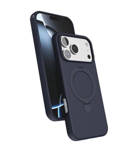 Apple İphone 17 Pro Max Regal Magsafe Standlı Kapak - Lacivert