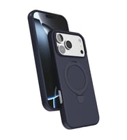 Apple İphone 17 Pro Max Regal Magsafe Standlı Kapak - Lacivert