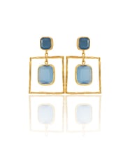 Kadir Jewellery 22 Ayar Altın Kaplama Kadın Sallantılı Küpe -El İşçiliği Ve Hipoalerjenik Küpe