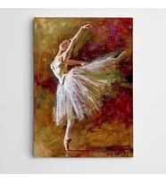 Balerin Modern Sanat Kanvas Tablo