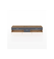 Arges TV Ünitesi 3 Çekmeceli  220x30x51 Çam-Çam/Antrasit