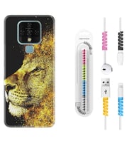 Tecno Camon 16 18P Pova 3 Pova Neo Kılıf Kablo Koruma Spiral Silikon Leon 1323