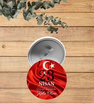23 Nisan`a özel buton rozet 10 Adet