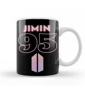 Bts Jimin 95 Logo Kupa Bardak Porselen