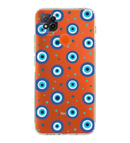 PrintiFy Xiaomi Redmi 10 2022 ile Uyumlu Nazar Boncuğu 1  Kamera Korumalı Şeffaf Silikon Kılıf