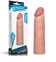 Pleasure Extender 3 CM Dolgulu Realistik Penis Kılıfı Prezervatif