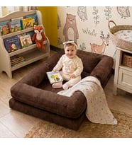 Oyun Alanlı Bebek Yer Yatağı Montessori Yatak Sünger Çocuk Karyola