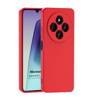 Microsonic Xiaomi Redmi 14C Kılıf Groovy Soft Kırmızı (Kırmızı)
