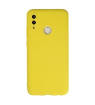 Huawei P Smart 2019 Kılıf Nano İçi Kadife - Sarı