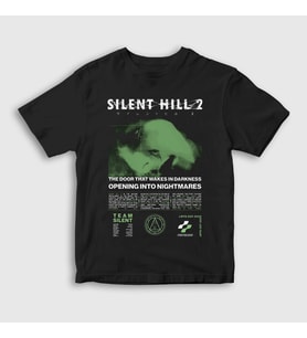 Presmono Unisex Çocuk Siyah Angela Orosco Silent Hill 2 T-Shirt 541397tt