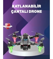 Katlanabilir Drone 1080p Kamera Full Hd Çekim Hafif Ve Taşınabilir