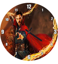 Cakatablo Doktor Strange ve Alev Kırbacı Duvar Saati