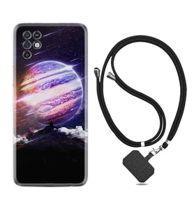 INFINIX Note 11 Pro Note 10 Hot 9 Play Kılıf Boyun Askılı Silikon Super Planet 1797
