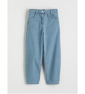LCW Kids İndigo Mom Fit Kız Çocuk Jean Pantolon