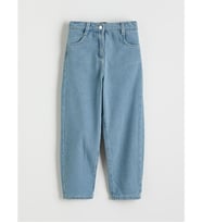 LCW Kids İndigo Mom Fit Kız Çocuk Jean Pantolon