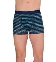 NİVEMESHOME 4480 ERKEK LYCRALI COTTON BOXER YEŞİL LACİVERT DESENLİ L BERRAK