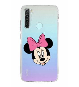 Xiaomi Redmi Note 8  Kamera Korumalı Kapak Minnie Mouse Tasarımlı Şeffaf  Kılıf
