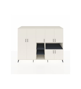 Kronos Dolap 13 Raflı 7 Kapaklı 220x59x163 Aytaşı-Aytaşı/Antrasit