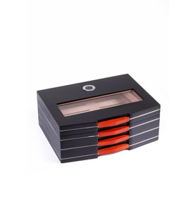 PremiumQuality Tela Sedir Humidor Puro Kutusu