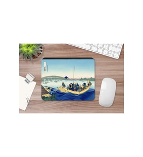 Hokusai Sumida River At Onmagayashi 17 X 21 Cm Mouse Pad