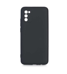 Samsung Galaxy A02S Kılıf Orj Lansman Serisi Pürüzsüz Esnek Kadife İç Kısım (Siyah)