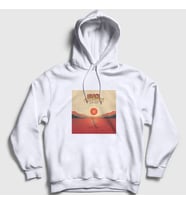 Presmono Unisex Beyaz Red Sun Black Country Communion Kapüşonlu Sweatshirt 449983tt