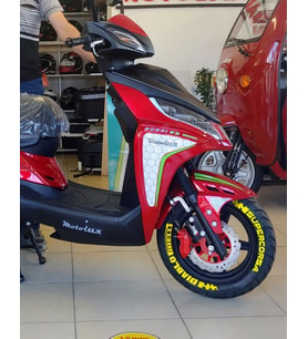 PiRELLi Lastik Yazısı Scooter Lastik Stikeri Motorsiklet Lastik Sticker full SET 2 lastik icin yapıştırıcı dahil