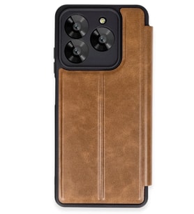 Newface General Mobile Era 50 Kılıf Flip Cover - Taba
