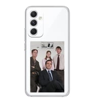 Samsung Galaxy S24 FE Uyumlu The Office Tasarımlı Şeffaf Telefon Kılıfı