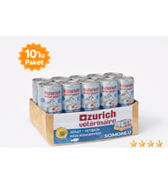 Zurich Veterinaire Balık Etli Yetişkin Kedi Konservesi 415 gr x 10'lu Paket