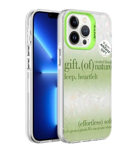 Apple iPhone 13 Pro Max Kılıf Mermer Desenli Zore Marbello Kılıf (Yeşil)