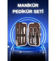 Manikür Pedikür Seti 7 Parça Tırnak Mantarı Tırnak Batığı Temizleme Taşınabilir