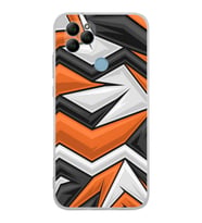 PrintiFy General Mobile GM 21 Uyumlu Kamera Korumalı Grafiti Tasarımlı Şeffaf  Kılıf