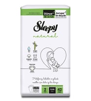 Sleepy Natural No: 2 Cırtlı Bebek Bezi 42 Adet 8681212060369