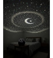 Fişli Yıldız Projektör Gece Lambası Müzikli